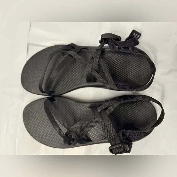 Chaco Dual Strap Cloud Sandal Women Solid Black - Picture 8 of 12